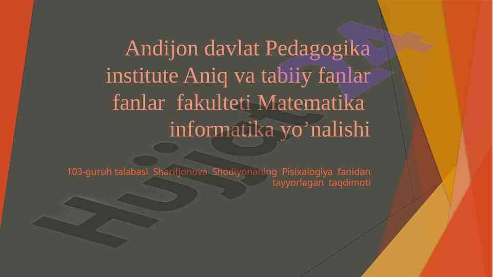 Gerontopsixologiya: keksalar ruhiyati ta'limotlari