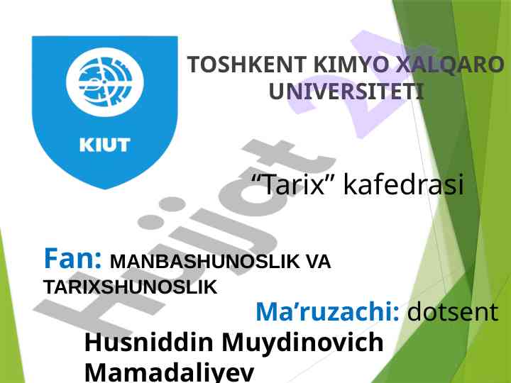 Xvi xix asrlar manbalari tahlili