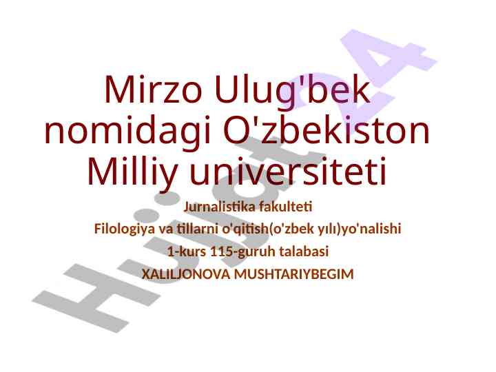 Roman va uning turlari prezentatsiyasi