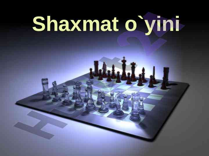 Shaxmat o'yini baza fayli original variant