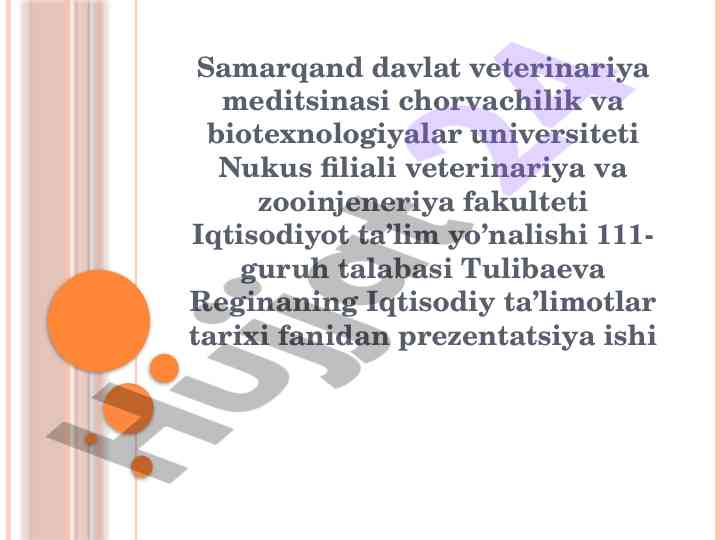 Tadbirkorlik faoliyati va tadbirkorlik kapitali