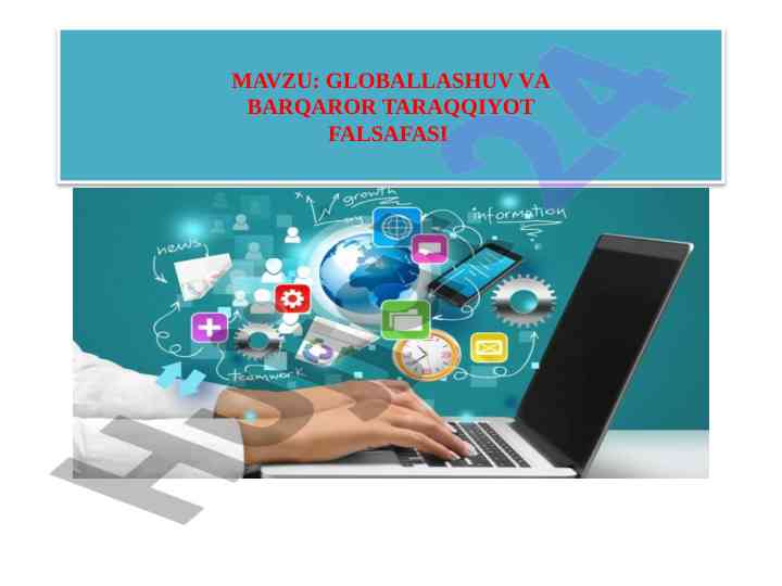 Globalizatsiya va barqaror taraqqiyot falsafasi