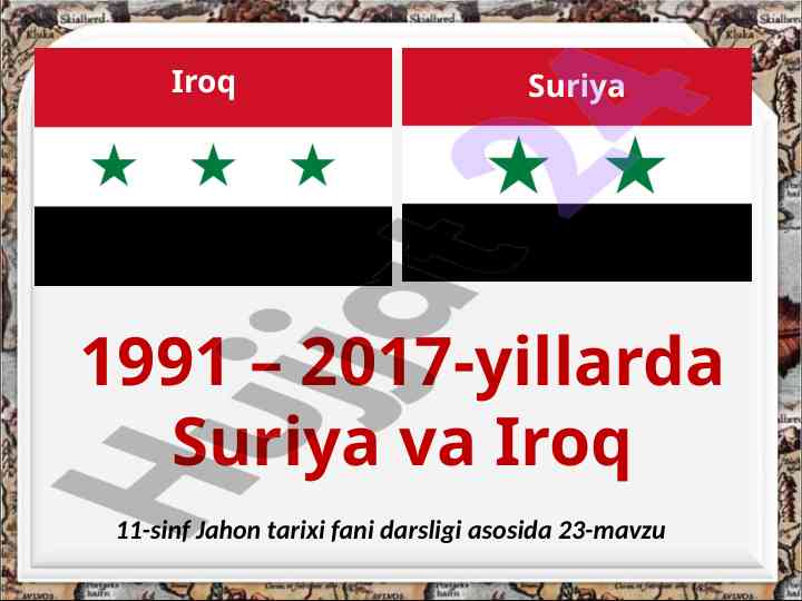 Suriya tarixi va siyosiy inqiroz tahlili
