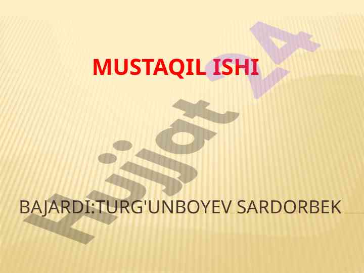 Tuproqlarning hosil bo'lishi va biologik asoslari