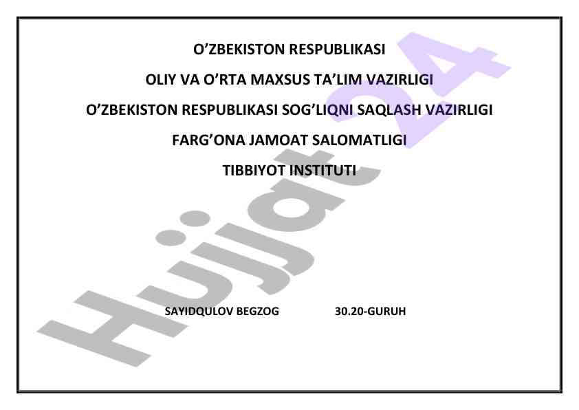 Bolalar muassasalarini loyihalash gigiyenik talablari