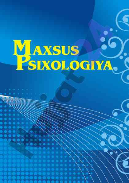 Maxsus psixologiya kasb-hunar kollejlari uchun o‘quv qo‘llanma