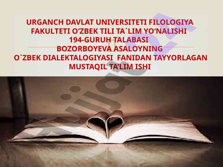 D. e. polivanovning o‘zbek dialektalogiyasi tahlili