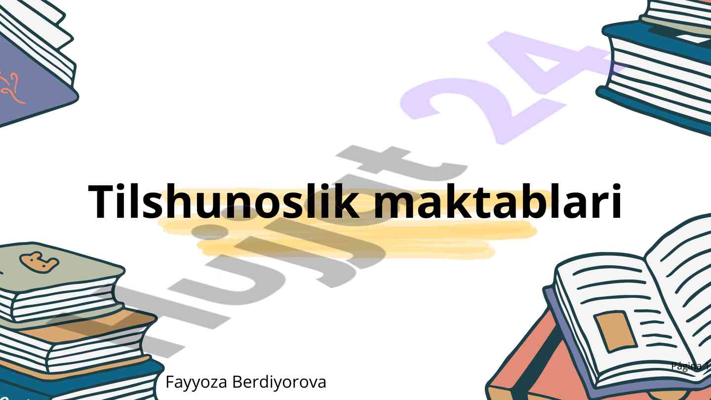Strukturalizm maktabi va tilshunoslik asoslari