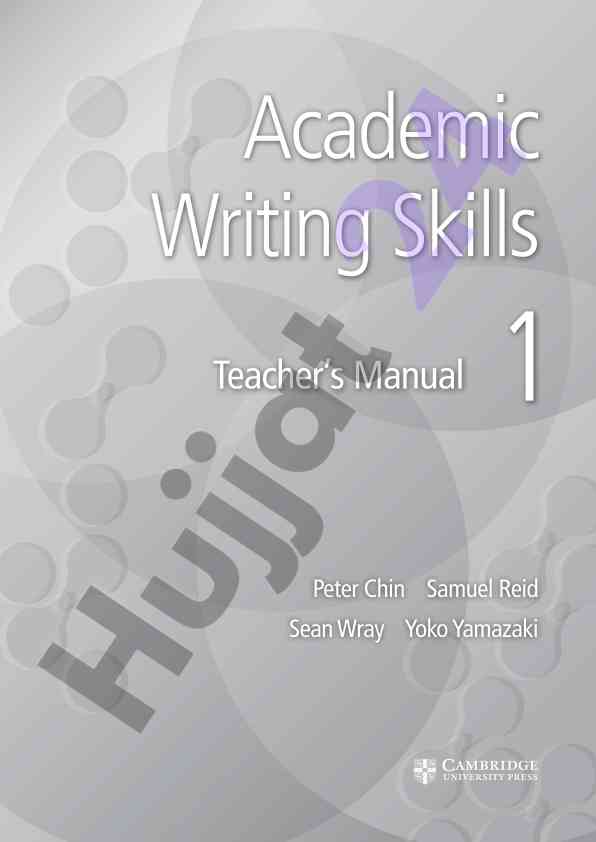 Academic writing skills manual for teachers and students