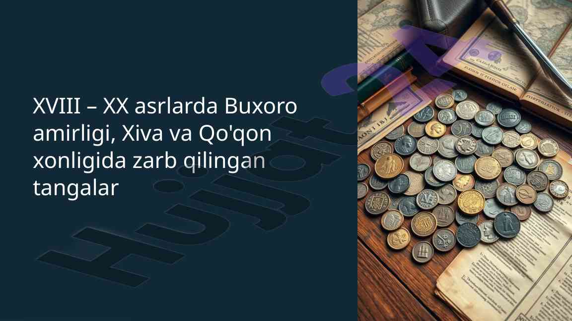 Buxoro amirligi tangalari tarixi
