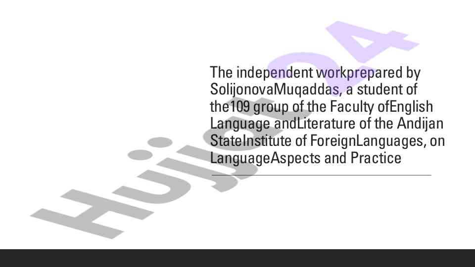 Language aspects and practice of conditionals in english