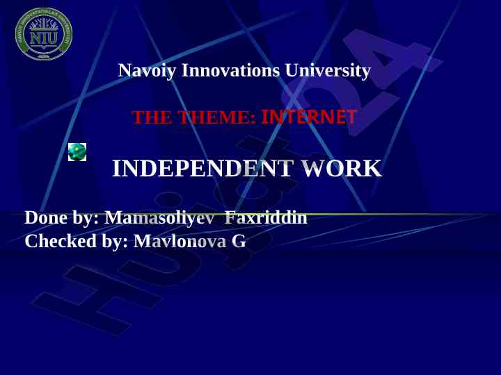 Internetning asosiy foydalanish usullari