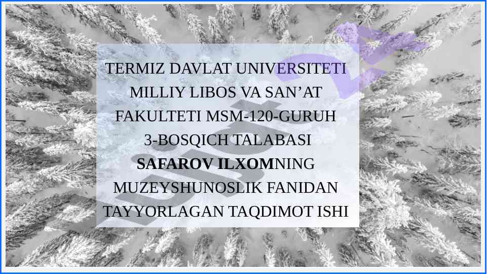 Muzejlarda qazilma-yig‘uv ishlarining ahamiyati