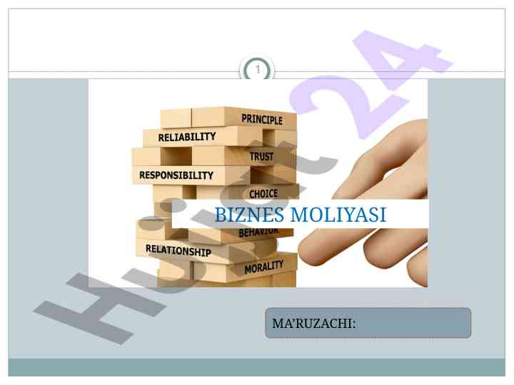 Biznes moliya reyting baholash turlari