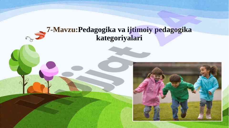 Ijtimoiy pedagogika asosiy kategoriyalari tahlili