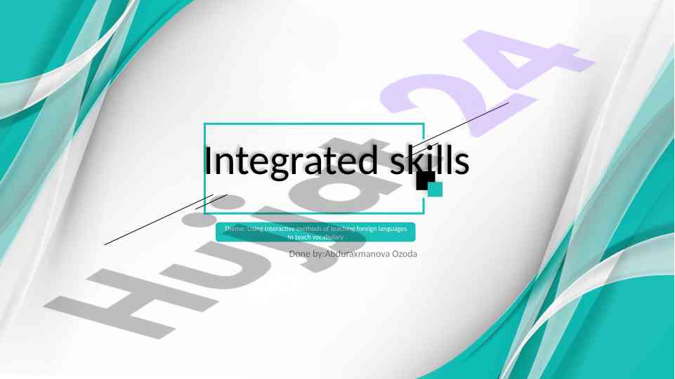 Using interactive methods to teach vocabulary effectively