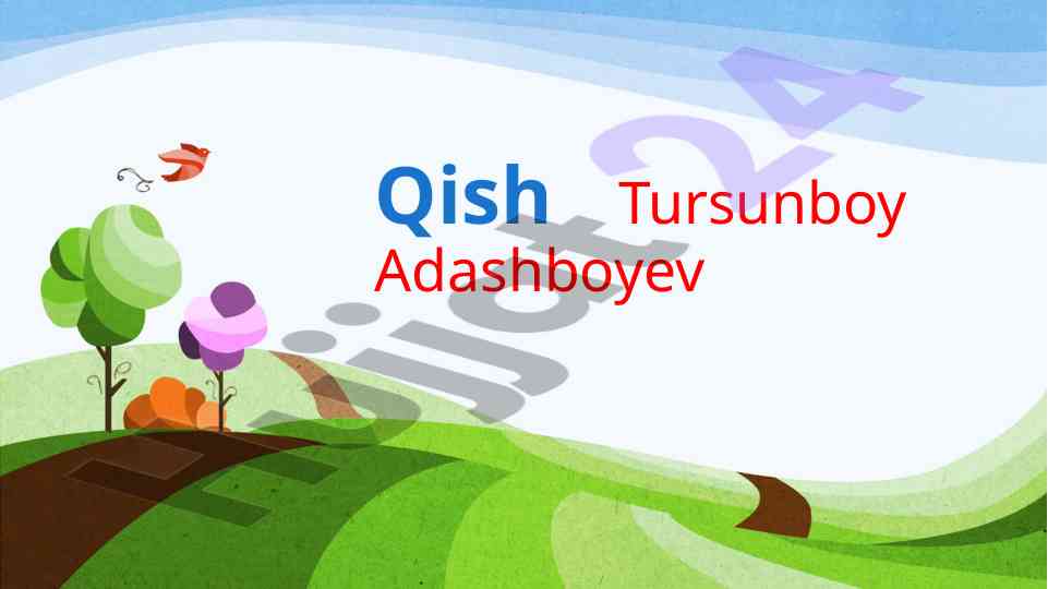 Qish fasli va oq choyshab mavzulari