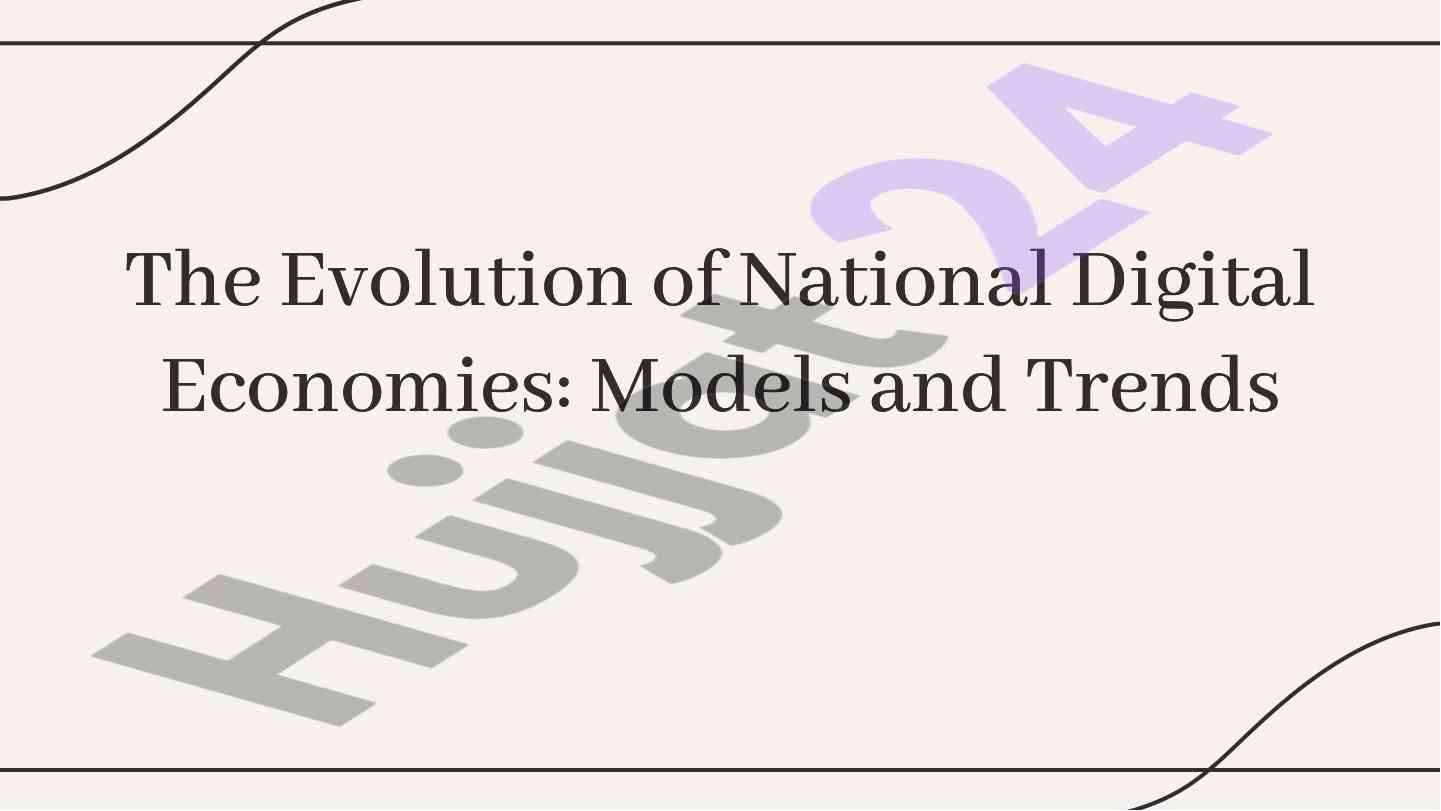 The evolution of national digital economies trends
