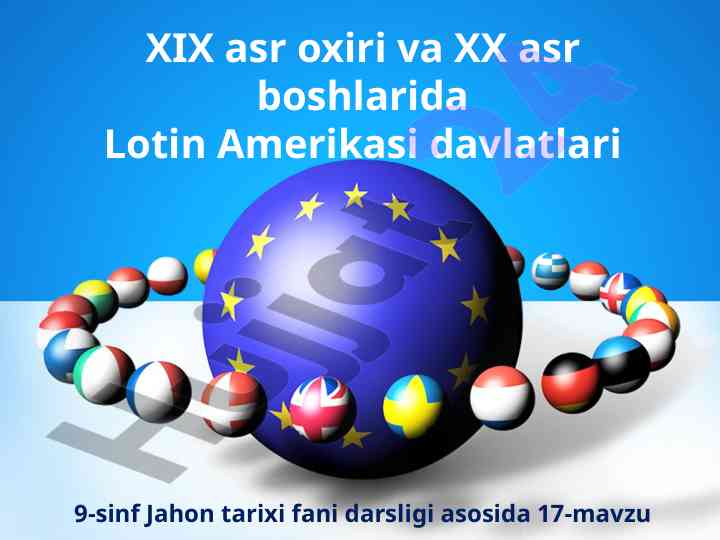 Xix asrda lotin amerikasi davlatlari tarixi
