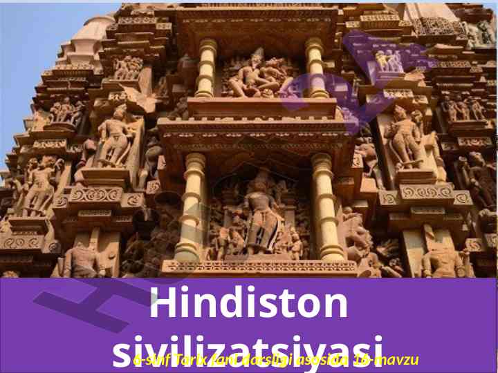 Hindiston sivilizatsiyasi va tarixiy asoslar