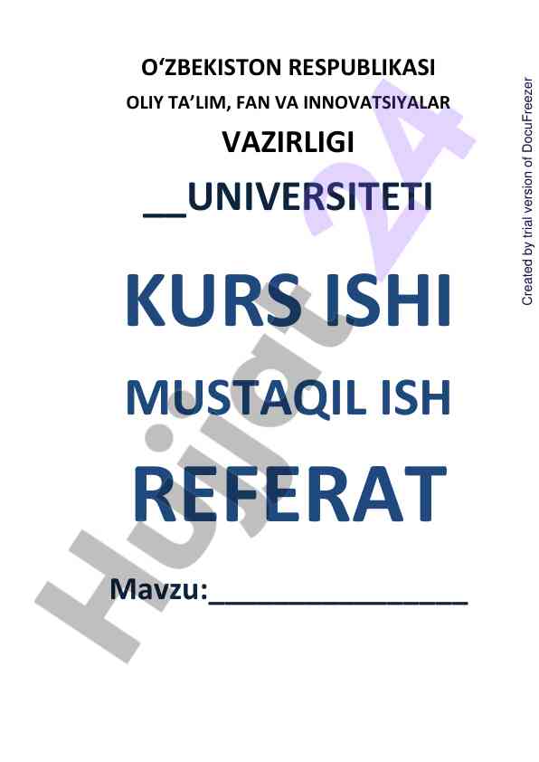 Kompyuterning dasturiy ta'minoti va turlari