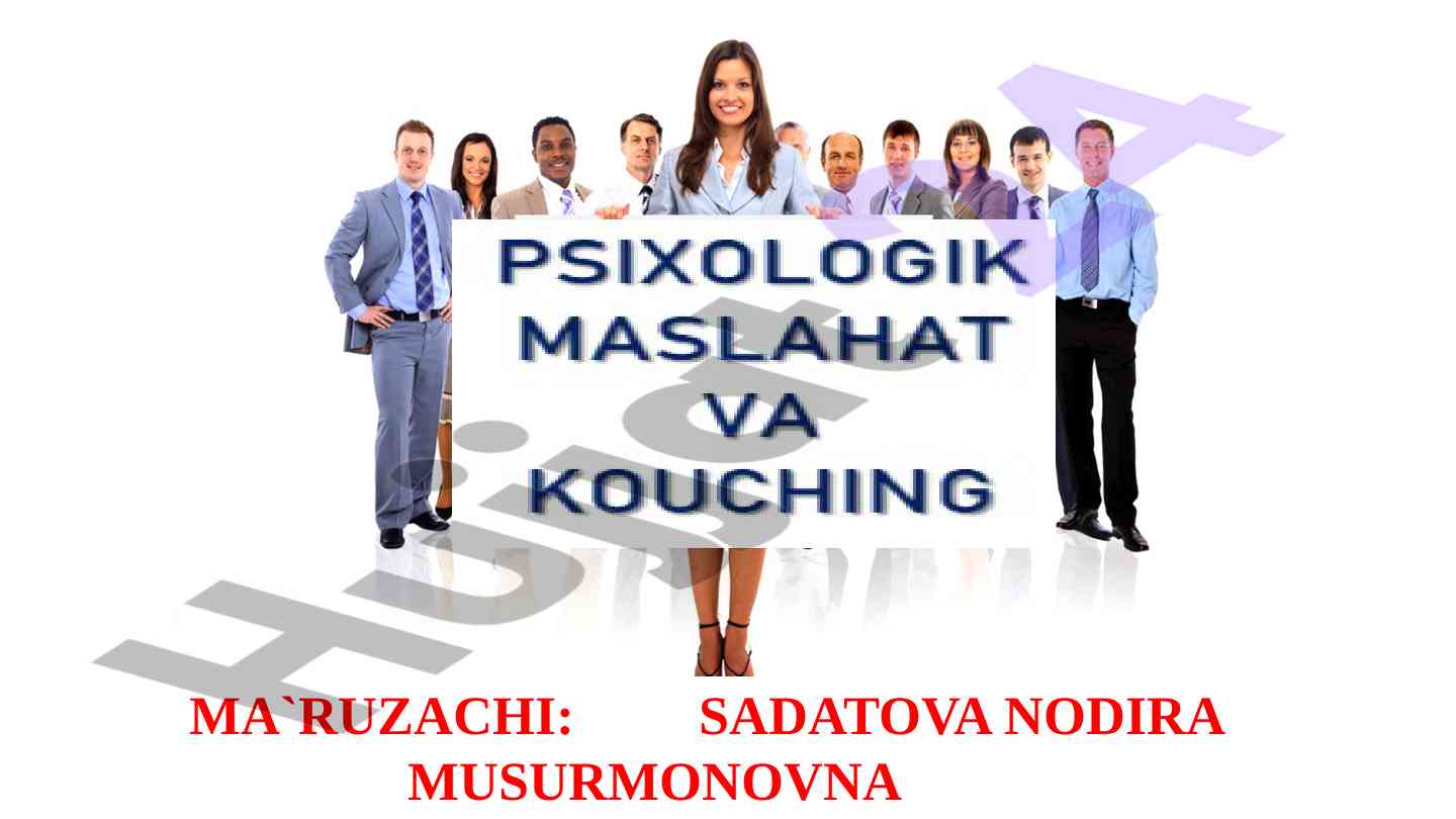 Psixologik maslahat va uning turlari