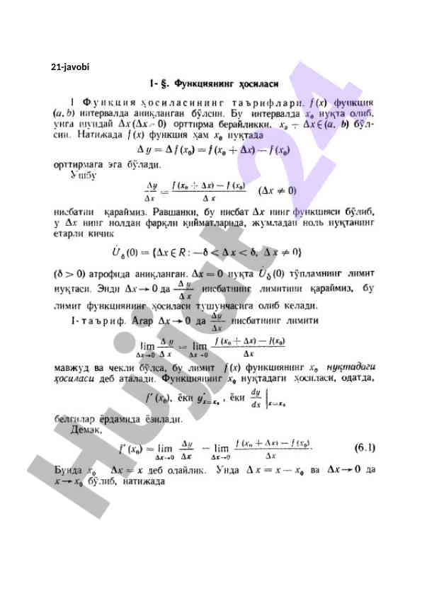 Savollar va javoblar tizimi