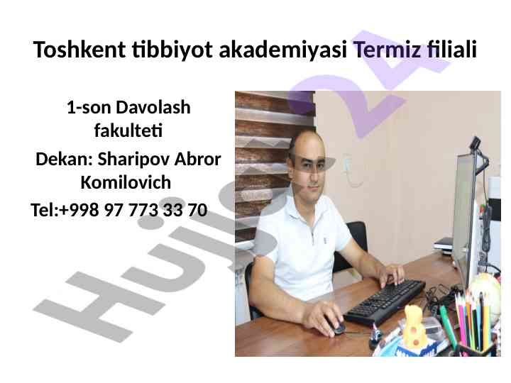 Toshkent tibbiyot akademiyasi davolash fakulteti