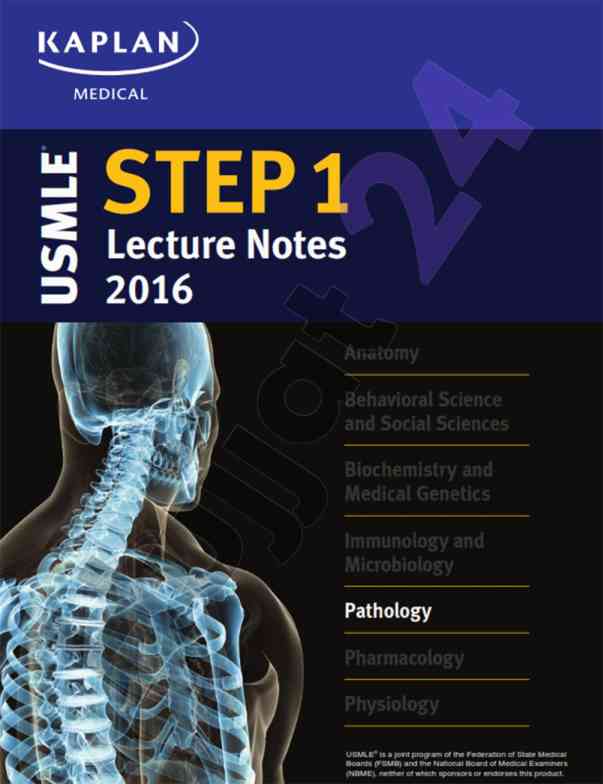 Pathology usmle® step 1 lecture notes overview