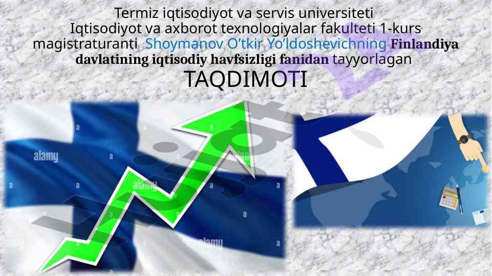 Finlandiya iqtisodiy xavfsizligi tushunchasi
