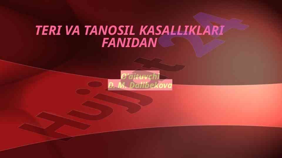 Pioderma kasalliklarining tashqi va ichki omillari
