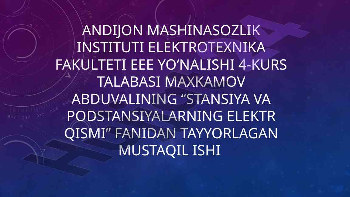 Tok transformatorlarining xatoliklari tahlili