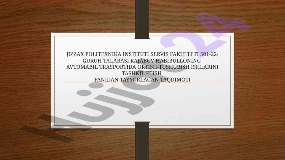 Konveyerlarning tuzilishi va vazifalari