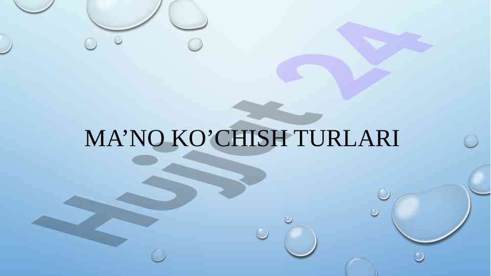 Turli metafora va metonimiya tushunchalari