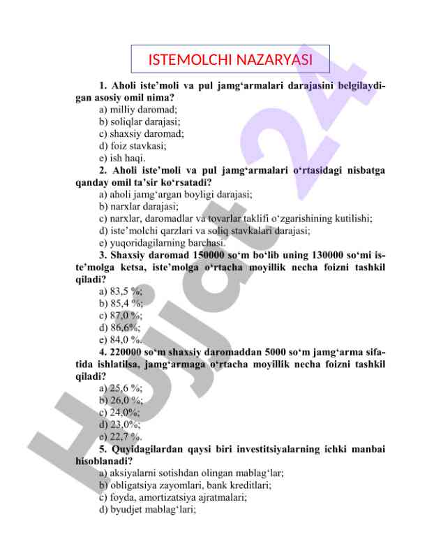 Qishloq xo'jaligida barqaror rivojlanish