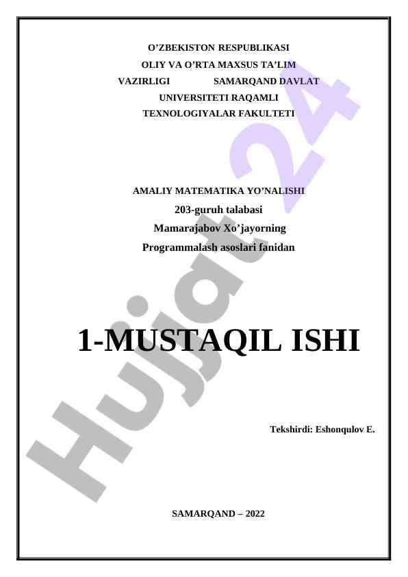 Amali matematikada sport klublari dastur kodlari