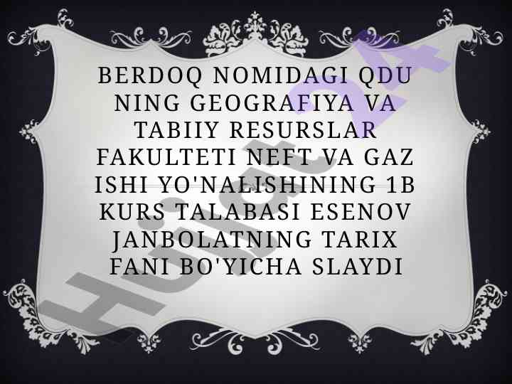 Ix xii asrlarda o‘rta osiyo madaniy uyg‘onishi
