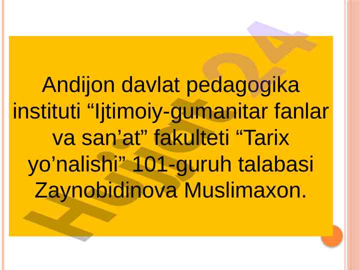 Yoshlik davri psixologiyasi mavzusida taqdimot