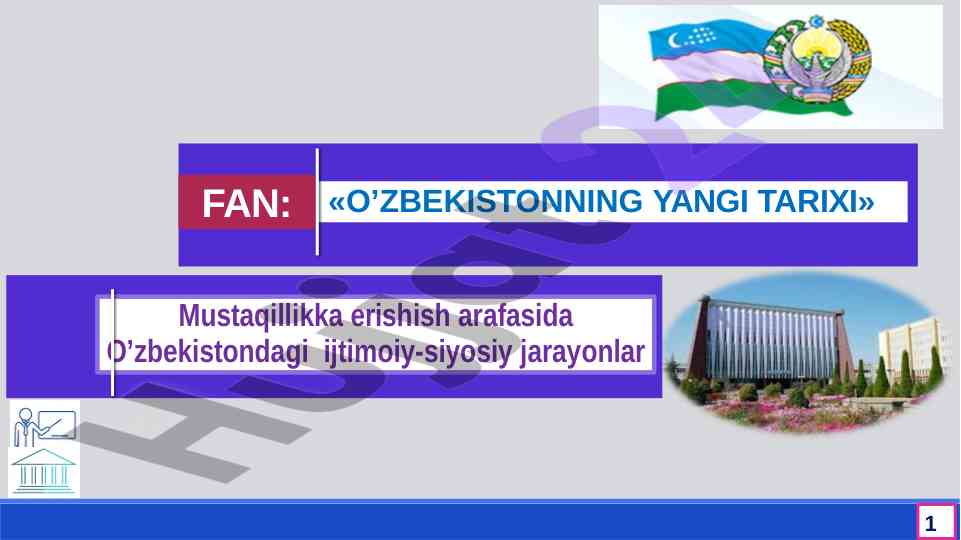 O‘zbekistondagi ijtimoiy-siyosiy jarayonlar tahlili
