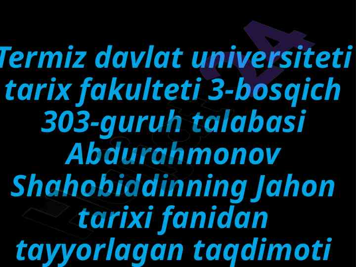 Yaponiya xvii-xix asrlarda davlat tuzumi taqdimoti