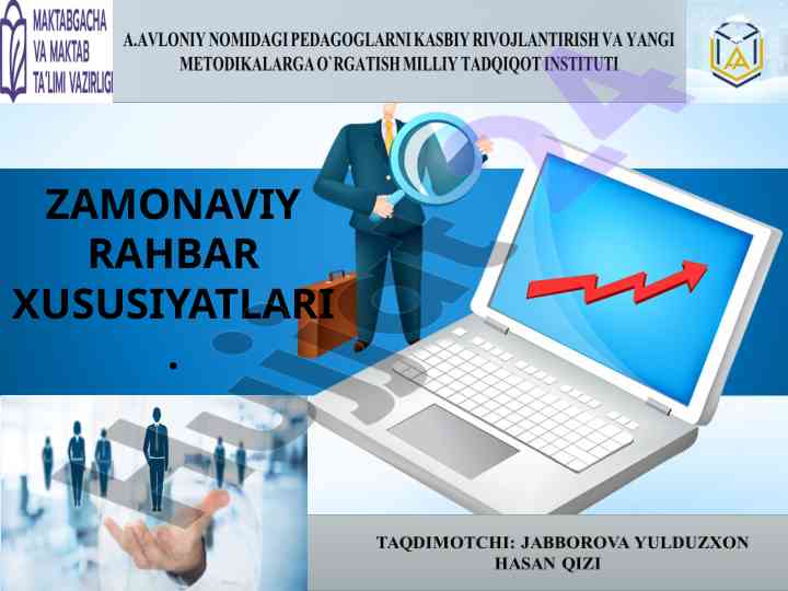 Zamonaviy rahbar xususiyatlari va uzluksiz ta’lim