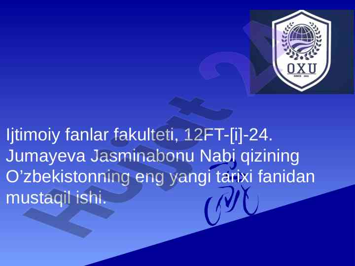 Yangi o'zbekistonda ma'naviy o'zgarishlar tahlili