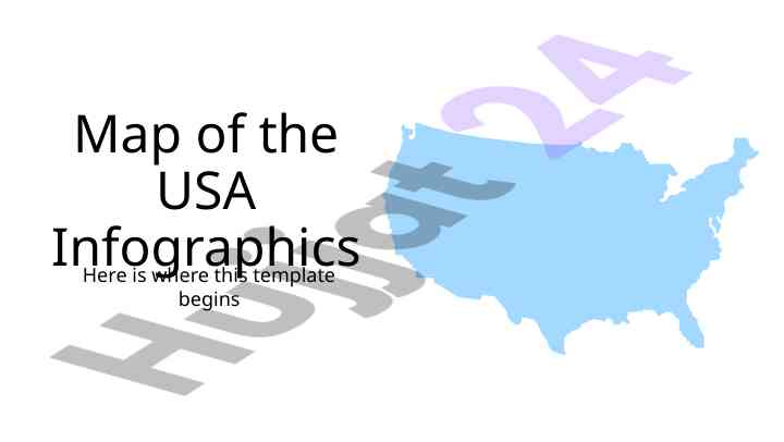Map of the usa infographics overview and insights