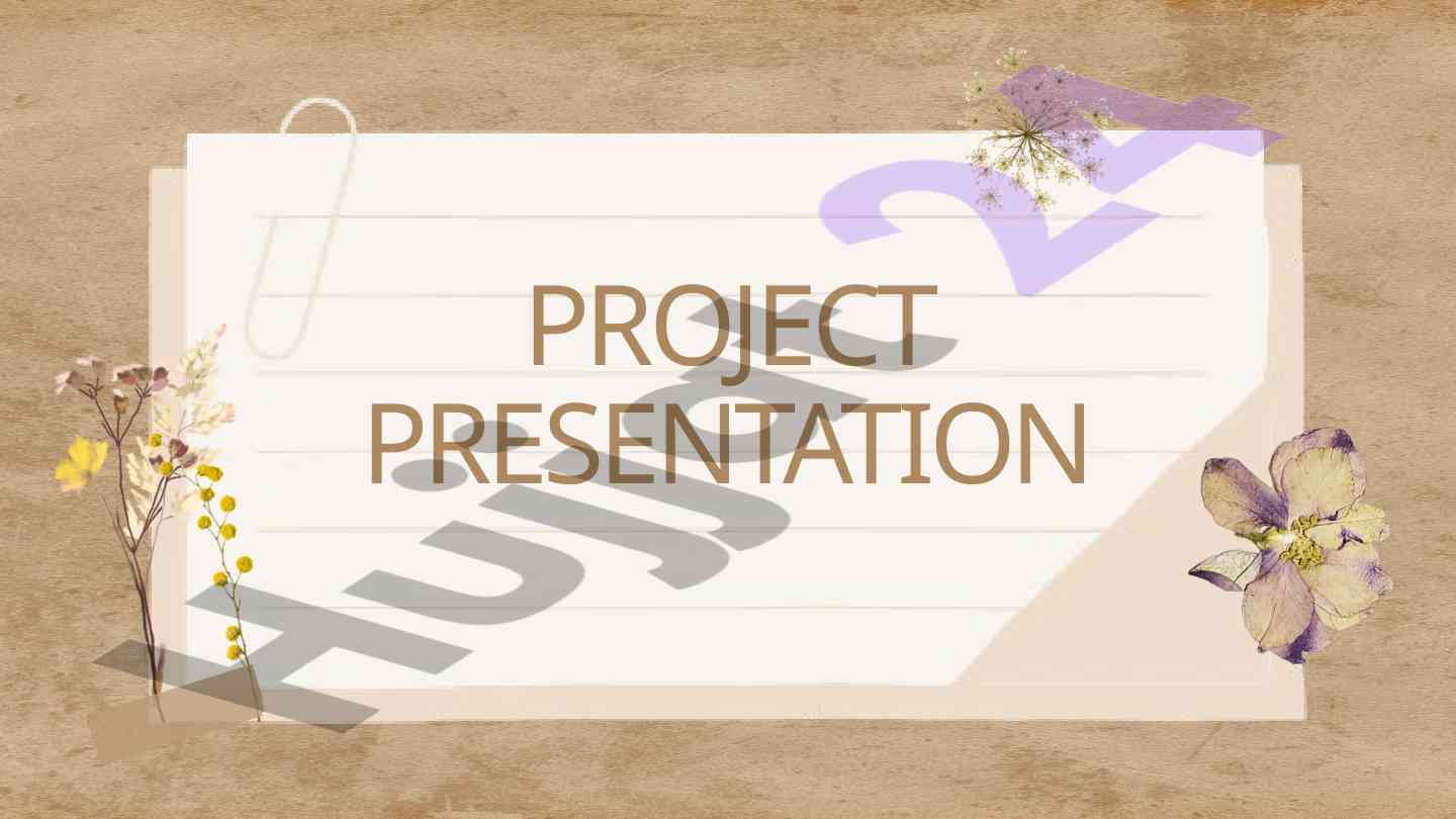 Project presentation overview and justification