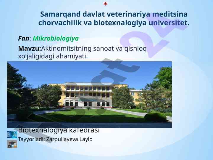 Aktinomitsitlarning sanoat va qishloq ahamiyati