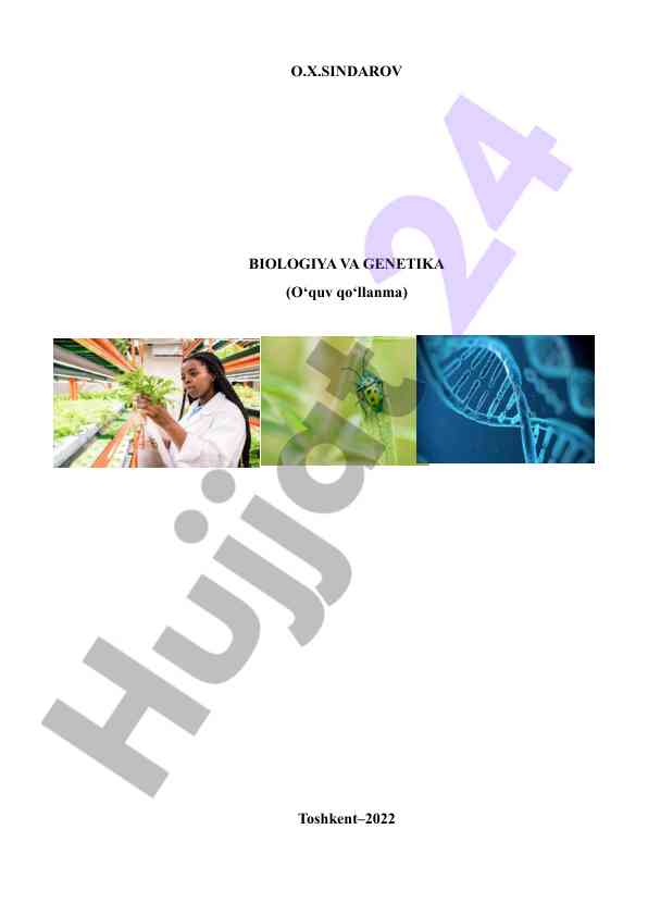 Biologiya va genetika o‘quv qo‘llanma
