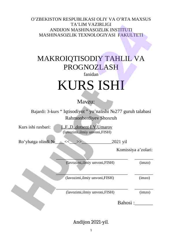 Investitsiya siyosatining ijtimoiy iqtisodiy mohiyati