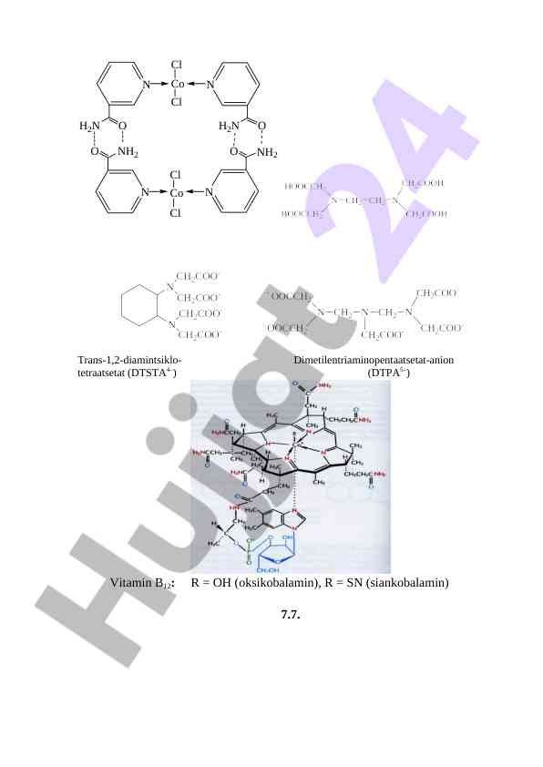 Vitamin b12 va uning kimyoviy tuzilishi