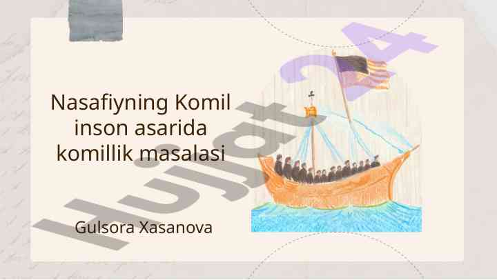 Komillik masalasining falsafiy asoslari va tarixi