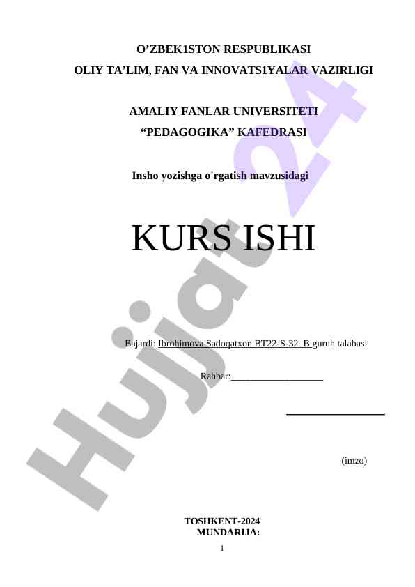 Insho yozishga o'rgatish strategiyalari